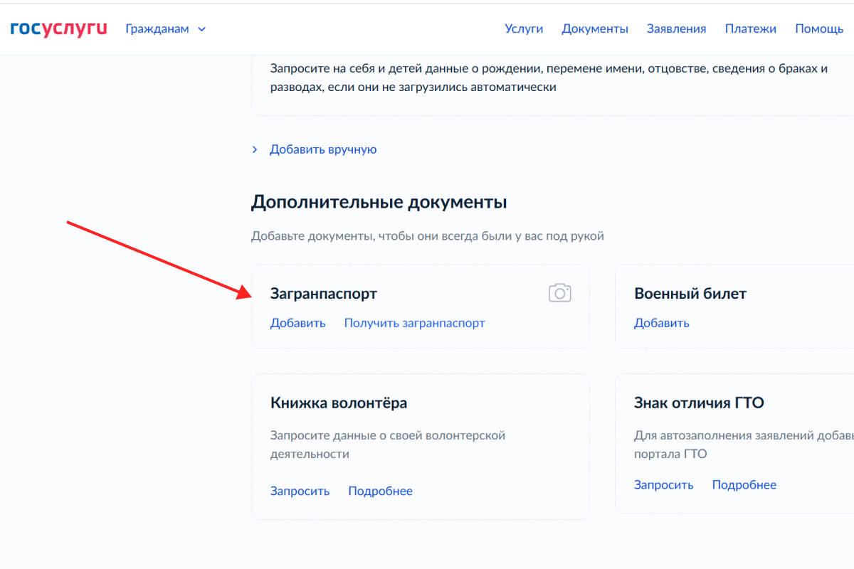 получить загранпаспорт
